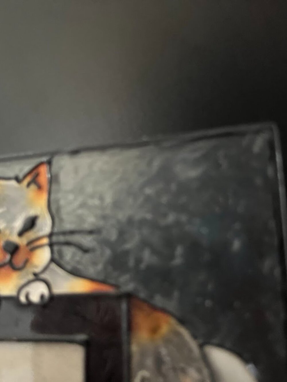 Painted Glass Frame - Picture 2 of 3